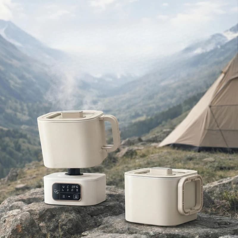 110-220V dual-voltage mini portable folding kettle, travel, business trip, camping electric kettle, insulated kettle