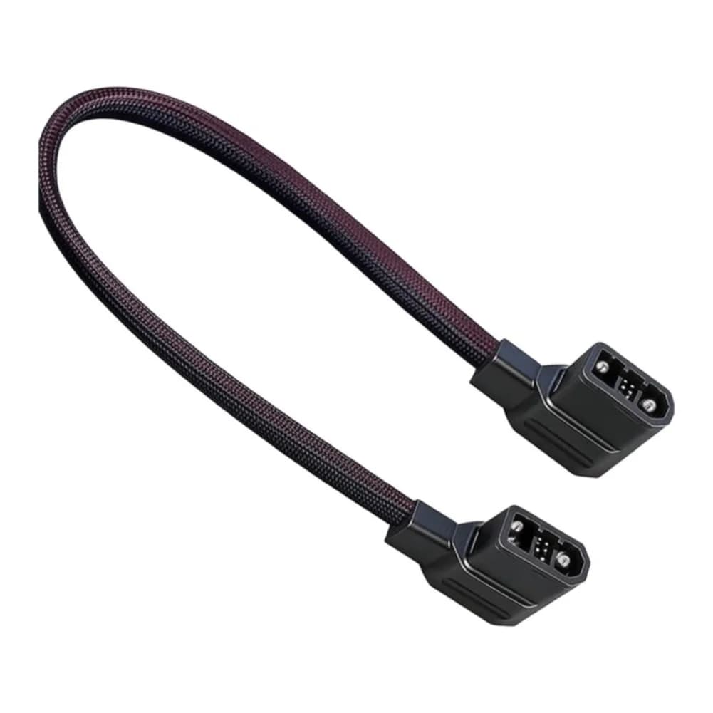 For Tight Space Wiring 50CM 20 Inch Power Cord Generator Extension Wire 90 Degree Curved Connector For EcoFlow Max
