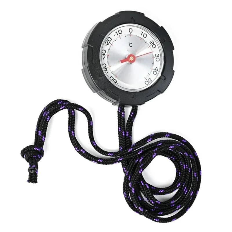 Outdoor hiking thermometer, mountain camping handheld mechanical thermometer