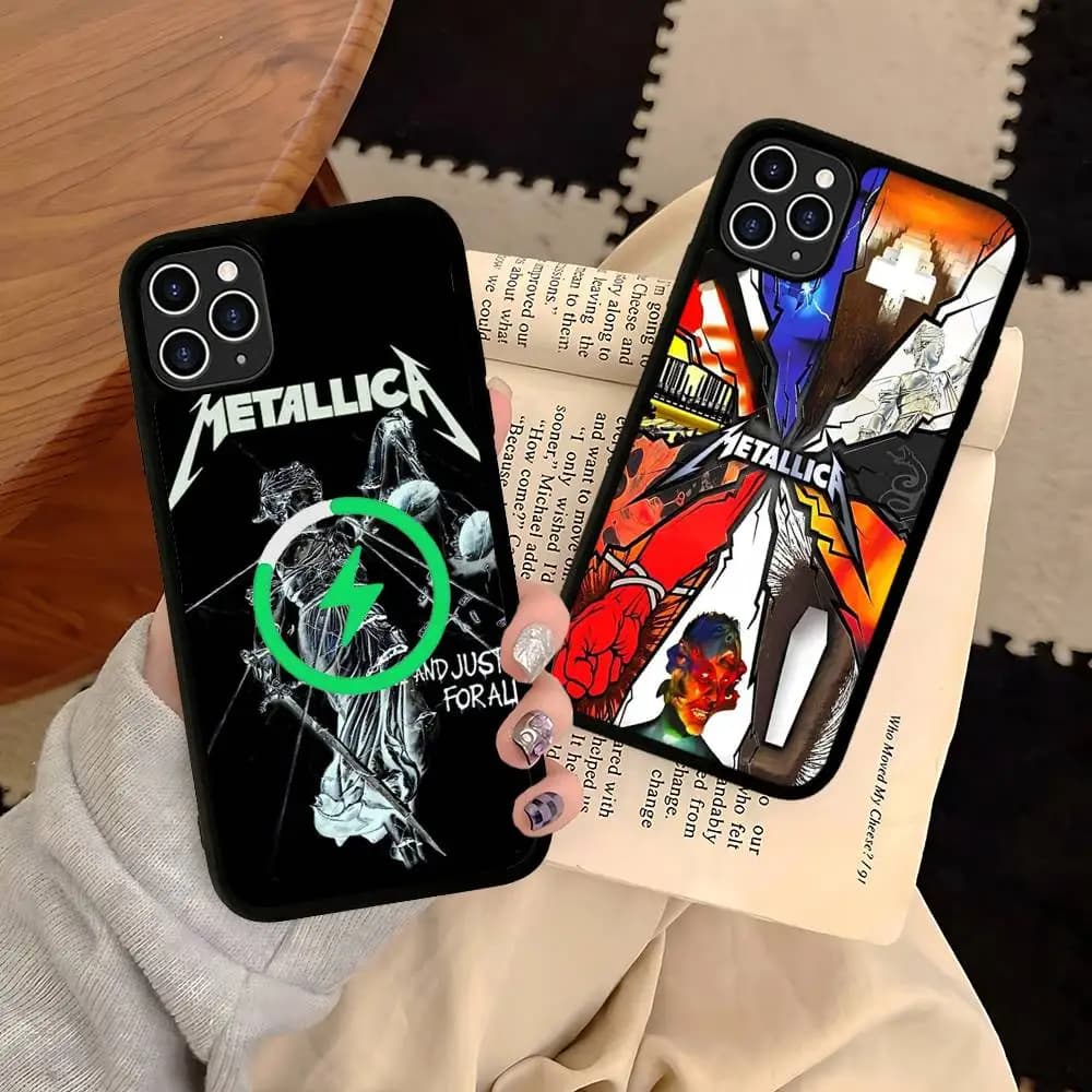 Heavy Metal Band M-Metallica Magnetic Wireless Phone Case For IPhone 17 16 15 14 Plus 13 12 11 Pro Max