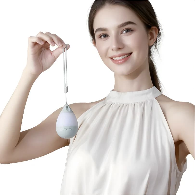 New Water Drop White Noise Sleep Device with Breathing Ambient Light, Music, and Smart Timer