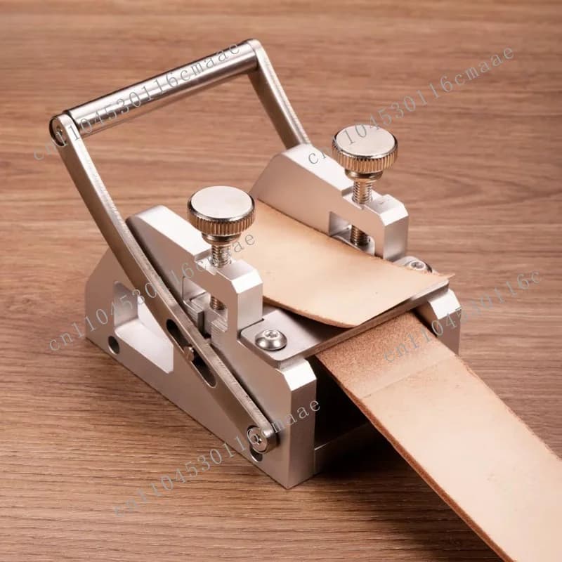 Stainless steel manual leather edging machine, labor-saving leather edging tool, belt edging and thinning tool