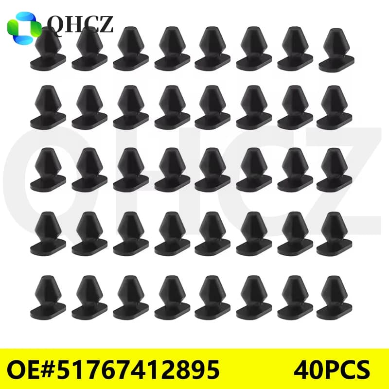 40PCS Door Seal Strip Fixing Buckles Replacement 9025J8 51767412895 For BMW mini Citroen C3 C5 X7
