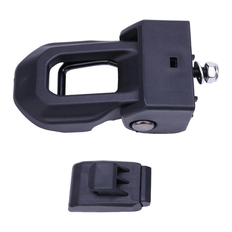 M76E Hood Bracket Service Set with Part Ref 68240952AA and Black Finish for Vehicle