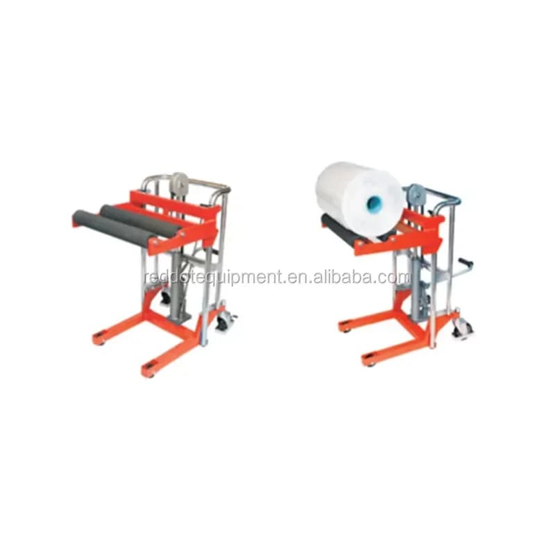 Light Mini Manual Hydraulic Roll Film Lift Lifter Work Positioner Stacker