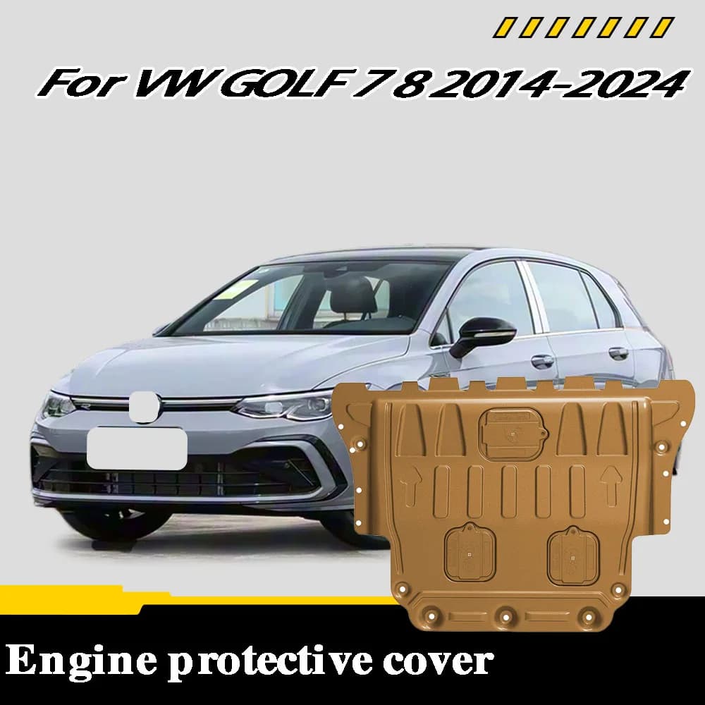 Car Accessories Under Engine Guard Mudguard Board Splash Shield Mud Fender Plate Panel For VW GOLF 7 8 2014-2024 1.4T 2.0T