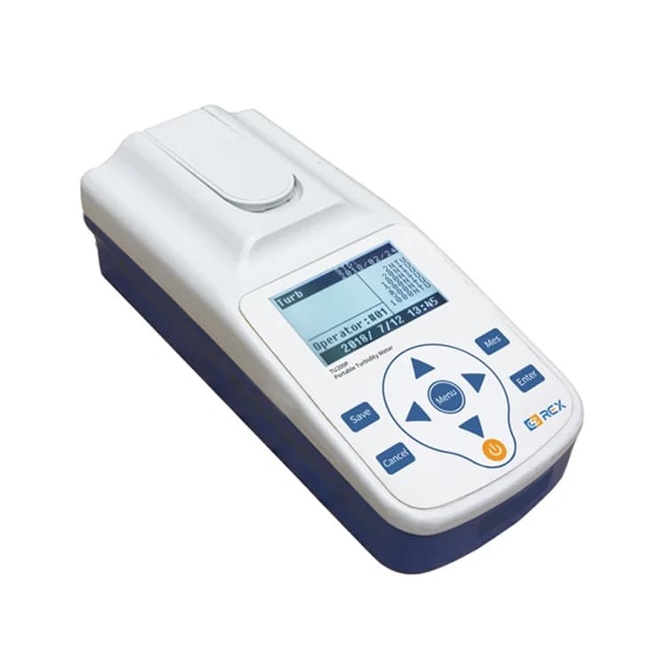 Veidt Weighing REX TU200P Portable Turbidity Meter Portable Turbidimeter LCD Display Turbidimeter Rechargeable Lithium Battery