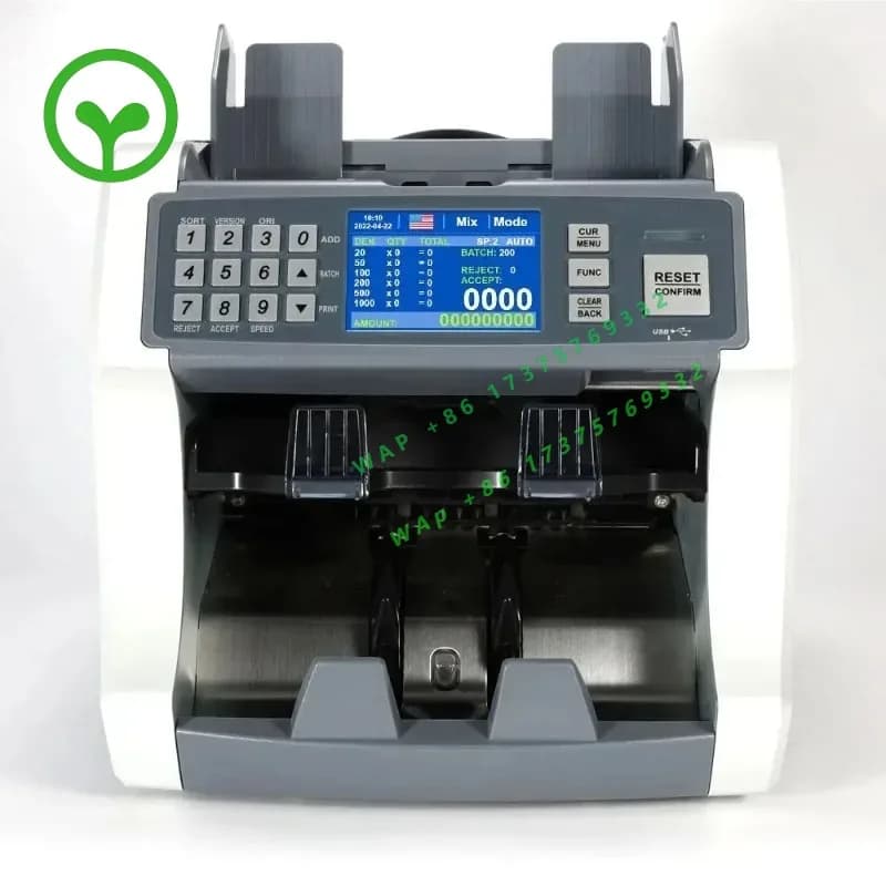 【2026】Money Printing Machine Bill Counter Machine Money Counting Machine Fake Money Detector With UV MG IR CIS