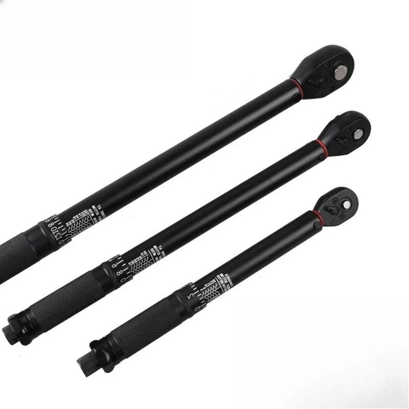 72T Torque Wrench 1/2'' 3/8'' 1/4'' Square Drive Preset Bicycle Torques Key Two-way Ratchet Car Bike Automotive Hand Tools