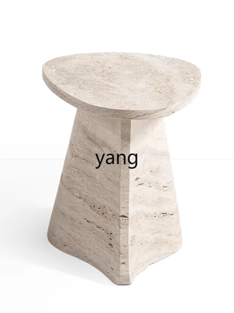 LMM Special-Shaped Cave Stone Side Table Living Room Sofa Side Table Small Apartment Personalized Bedside Table
