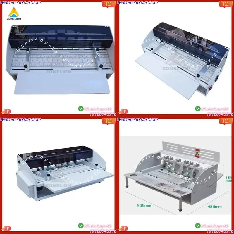 CE Certificate Electric Paper Creasing and Scoring Machine for Fold of Thick Paper
