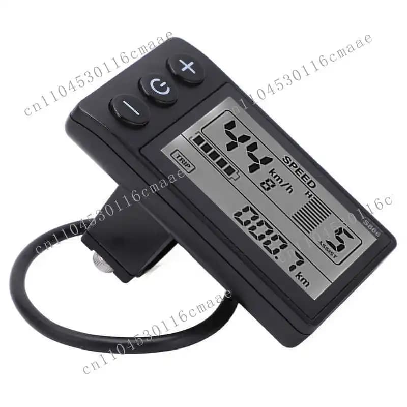 Mountain Bike Lithium Battery Modification Accessories S866 Electric Scooter Intelligent LCD Meter 5-core Male Waterproof