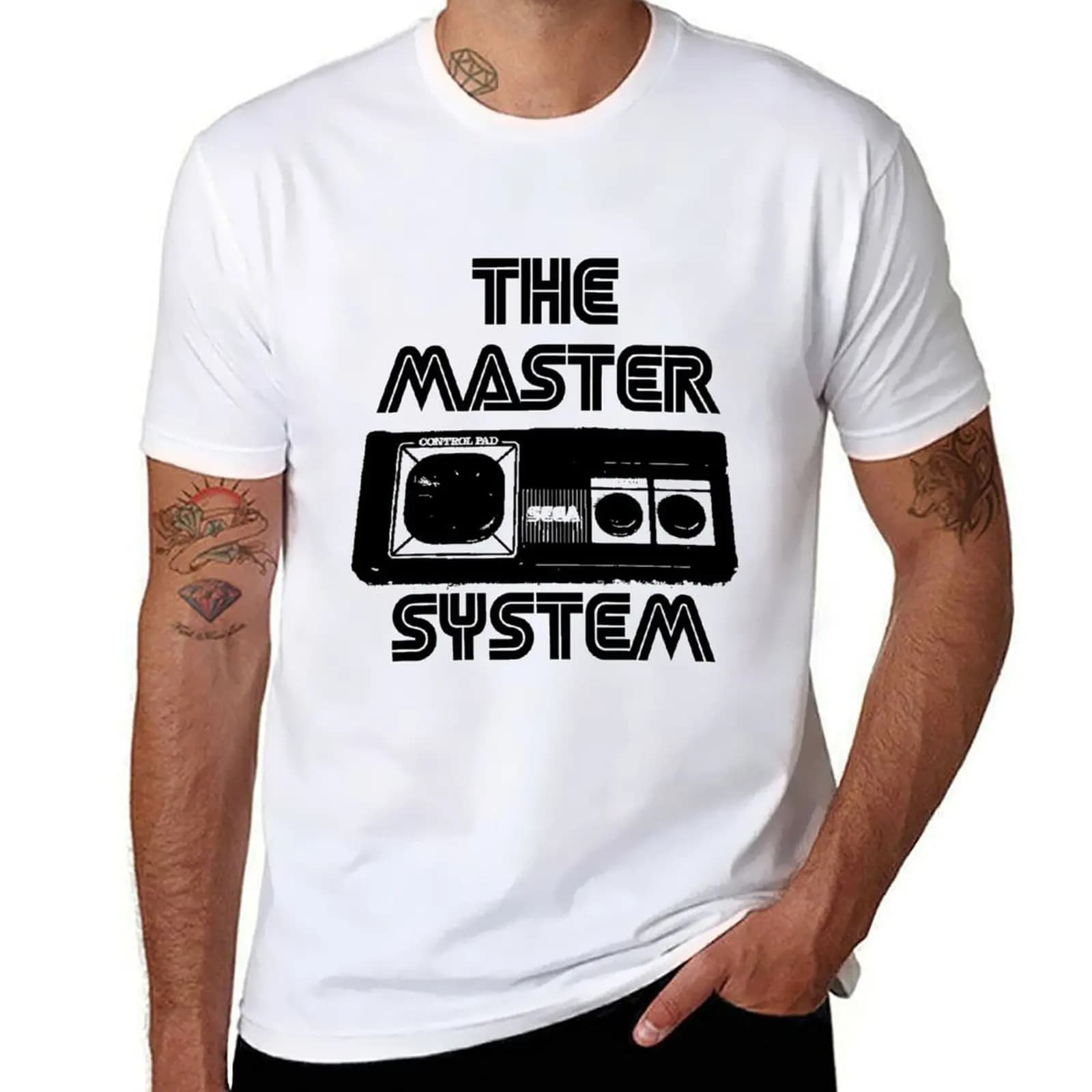 cool Sega Master system pad Tshirt T-Shirt cotton t shirts man 100% cotton t shirt pack T-Shirt