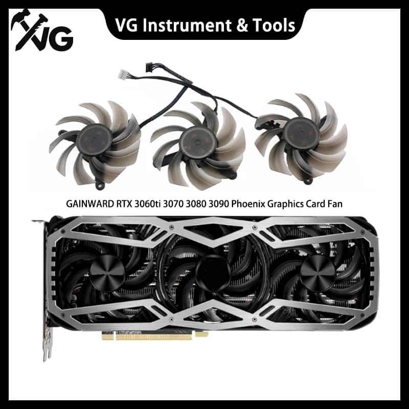 NEW 82MM RTX3070 RTX3080 TH8015S2H-PCC01 Replacement GPU Fan For GAINWARD RTX 3060Ti 3070 3070Ti 3080 3080Ti 3090Ti Phoenix GS
