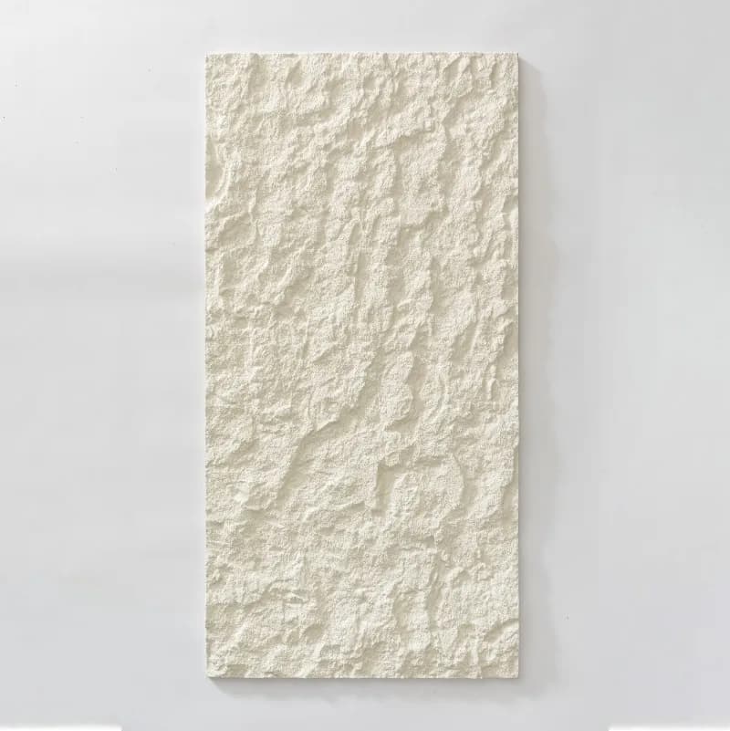 Interior Polyurethane Artificial Stone Big Slab Panel for Villa Decor 3D PU Stone Wall Panel Luxury Modern