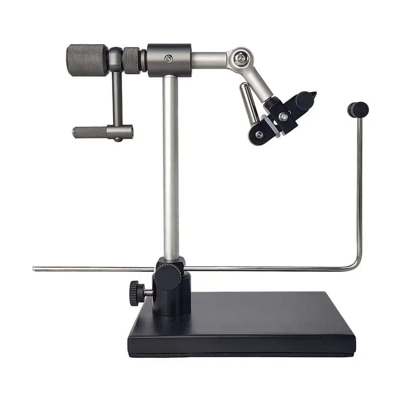 Heavy Duty Rotary Fly Fishing Hook Tying Tool with Dual Ball Bearings for Hooks Size 26 to 4/0 Professional Vise Model B06