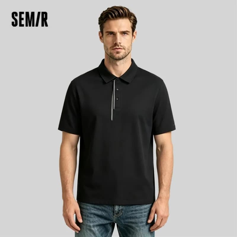 Semir POLO Shirt Men Quick Dry Sun-protective Summer Outfit 2025 New Style for Commuting