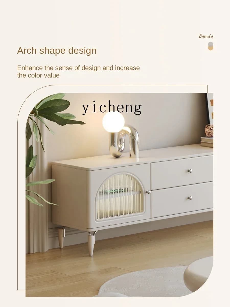 b11- light luxury TV cabinet coffee table combination high-end living room home floor cabinet