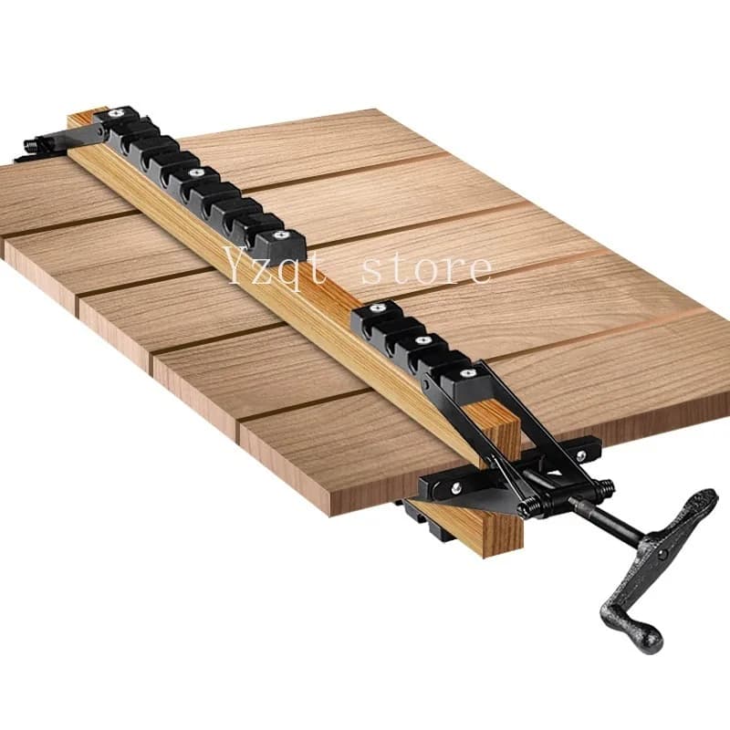 New tool steel + engineering plastic material woodworking jigsaw clamp, four-way clamping custom width jigsaw clamp