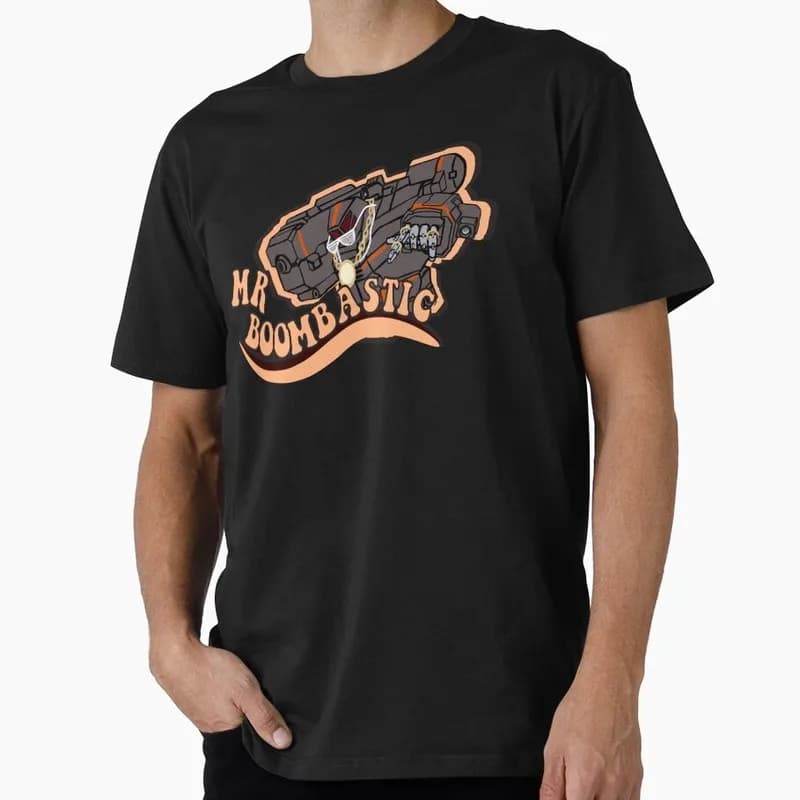 Mr. Boombastic Battletech Mechwarrior MWO Mech Combat Gift t shirt for RPG Gamer Short sleeve Graphic Clothes All Size Tops