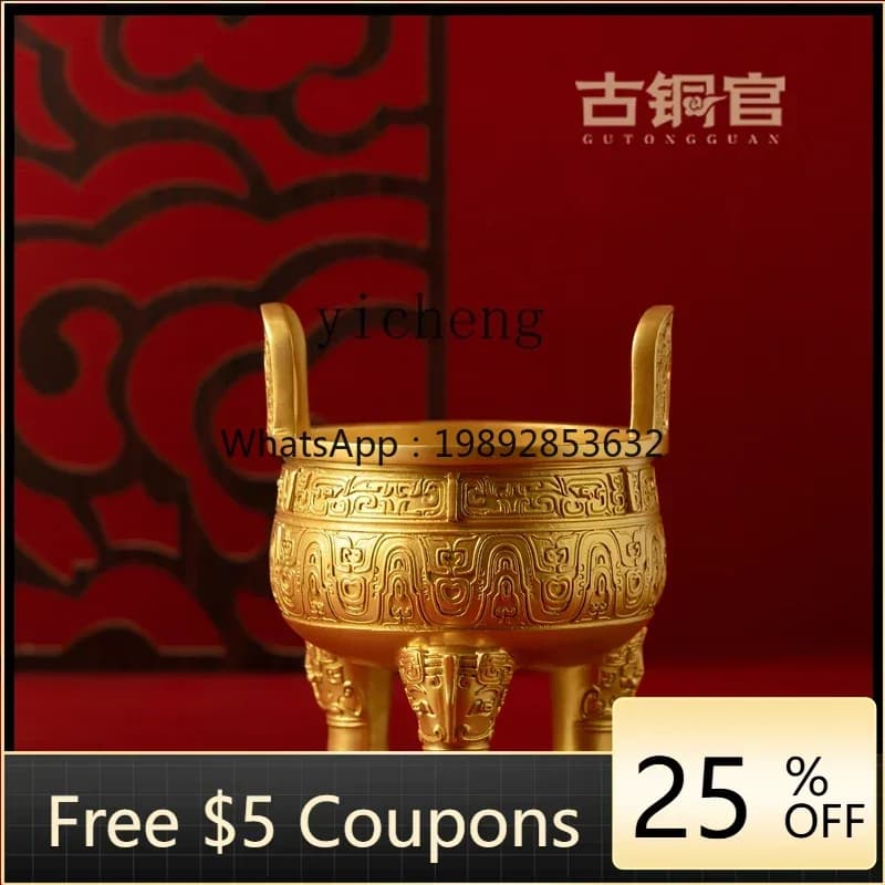 D4-2  Dakding antique bronzes, living room ornaments, copper handicrafts, entrance jewelry