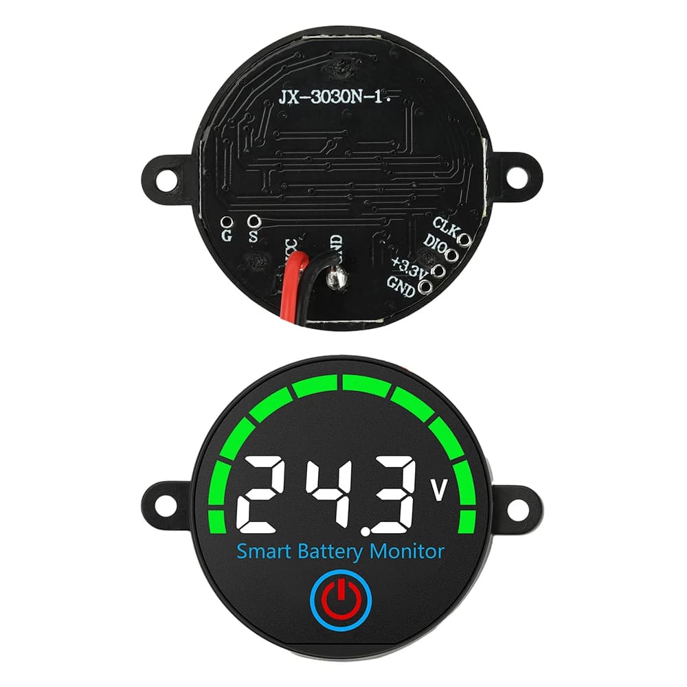 LED Battery Indicator Voltage Meter Power Charge Indicator Acid/Lithium Battery Charge Indicator Module Electrician Tool10050101