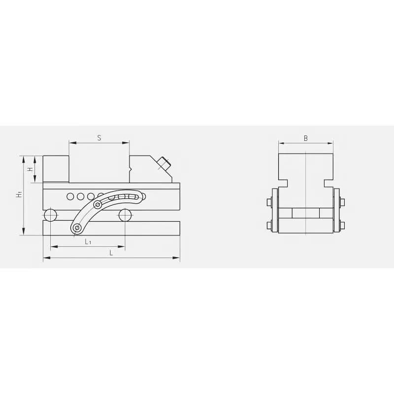 Precision Sine Tool Vise ZXQKG Series Adjustable Angle vice  And Machining Various Sizes Available 50/63/73/80/88/100/125/150