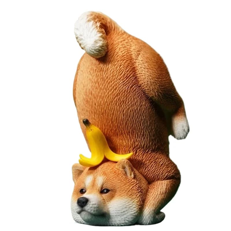 Pujie Shiba Inu Cute and Funny Creative Pet Dog Car Ornament Tide Play Peripheral Figures