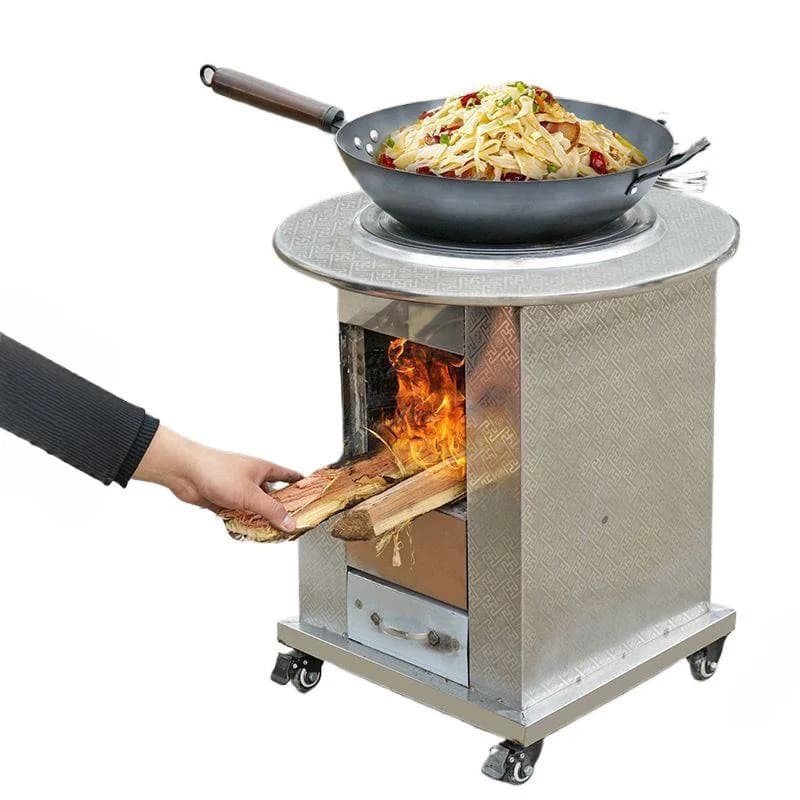 CX stainless steel thickened new type firewood-coal dual-purpose smokeless heating stove multi-functional indoor mobile