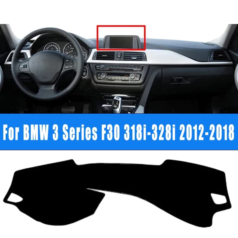 For BMW 3 Series F30 318i-328i 2012-2018 Car Dashboard Mat Dash Cover Central Control Pad Nonslip Cape Sunshade Accessories 2017
