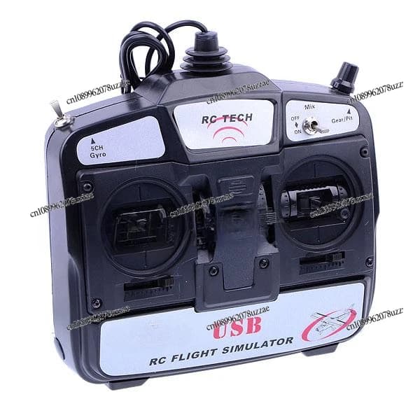 Emulator USB Model Entry, Six/6 Channel 3D Remote Control Helicopter Aircraft Flight G3/G3.5