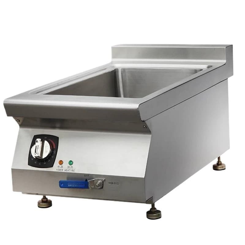 Desktop electric heating single cylinder hot soup pool Deluxe thermal insulation soup pool Anti-dry burning protection