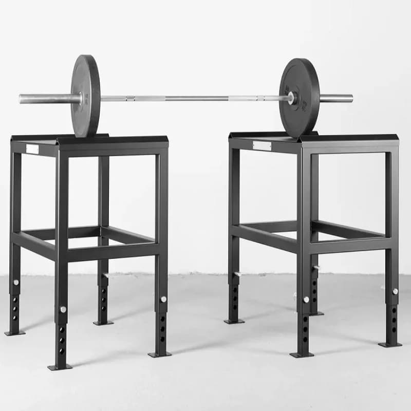 Commercial clean and jerk weightlifting table height adjustable pure steel jumping box safety table fitness equipment