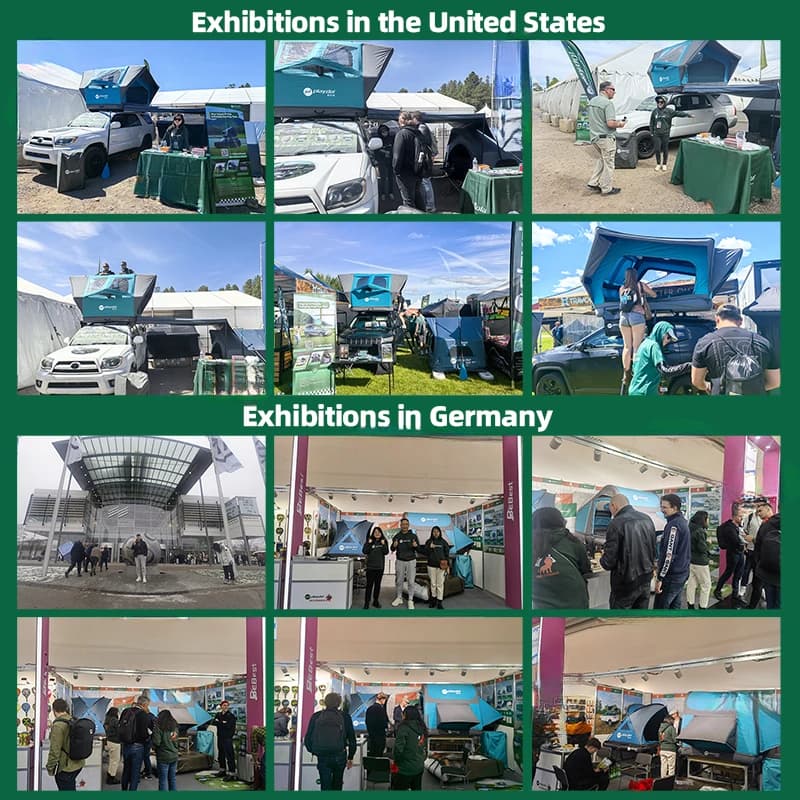 Popular 4 Season Inflatable Roof Top Tent Custom Overland Camping Gear For SUV Truck Van Sedan Shelter