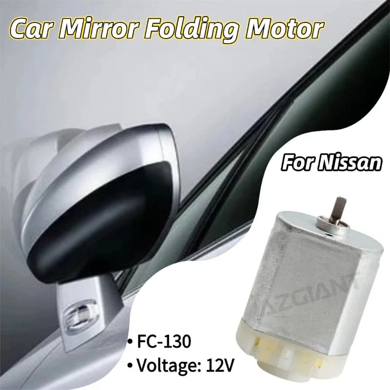 AZGIANT Car Door Mirror Folding Motor 12 Volt Quiet Operation for 2006-2014 Nissan Bluebird Sylphy Auto Fold Side Mirror Repair