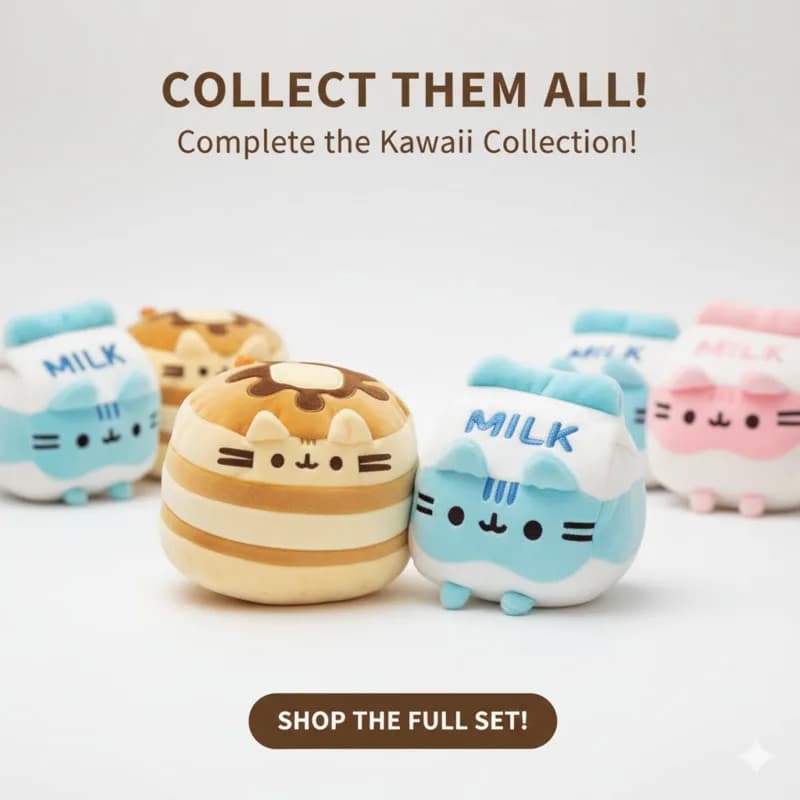 Kawaii Cake Cat Keychain Chubby Gray Cat Cute Plush Hamburger Cute Pillow Stuffed Animal For Home Decor Cake Cat Keychain Gifts
