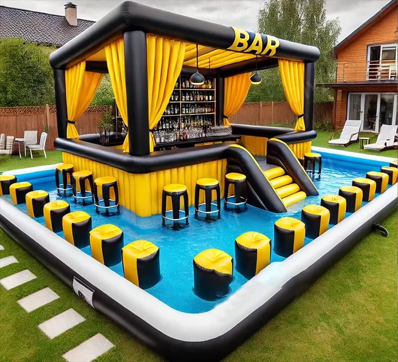 High Quality Inflatable Floating Bar Rental Inflatable Bar Outdoor Playground Par