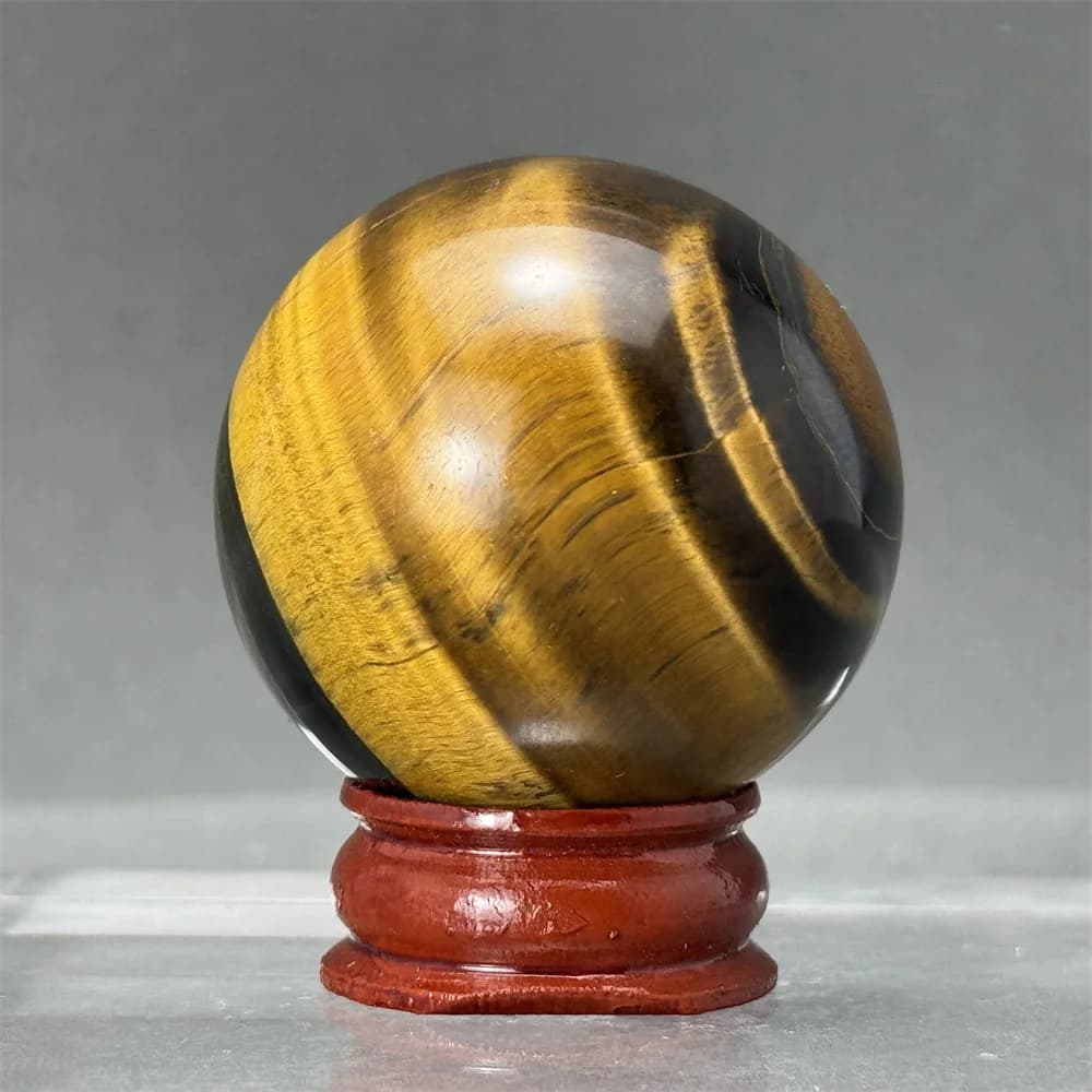 Natural Blue And Yellow Tiger Eyeball Mineral Gem Specimen Spiritual Meditation Aura Healing Energy Stone Home Ornaments Gift
