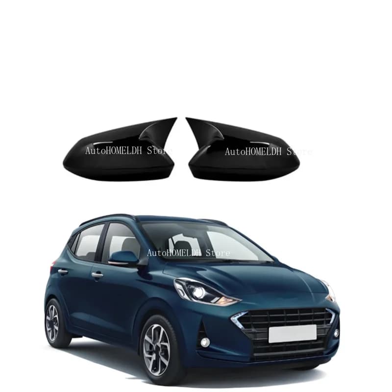 Rearview Mirror Cover Fit For Hyundai I10 2015 2016 2017 2018 2019 2020  Car  Side Wing Cap Rear View Case Trim Carbon Fiber