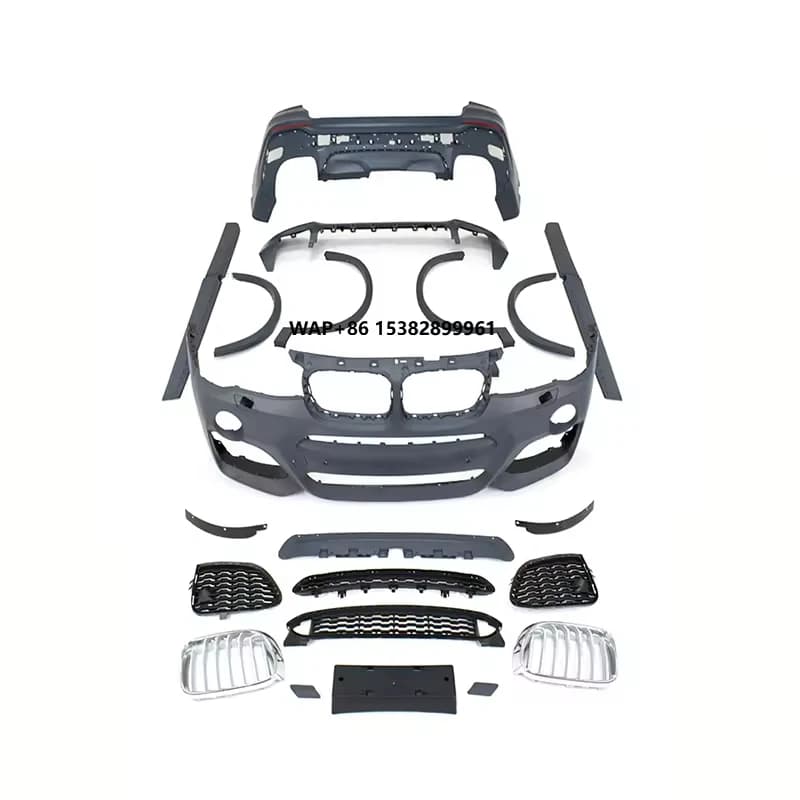 F26 MT Body Kit PP Car Bumpers Kit for  X4 F26 2013-2017 Year Car Full Facelift Tuning Parts