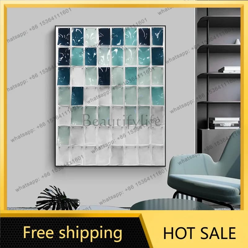 LJY entrance decorative painting modern simple entrance wall painting mural