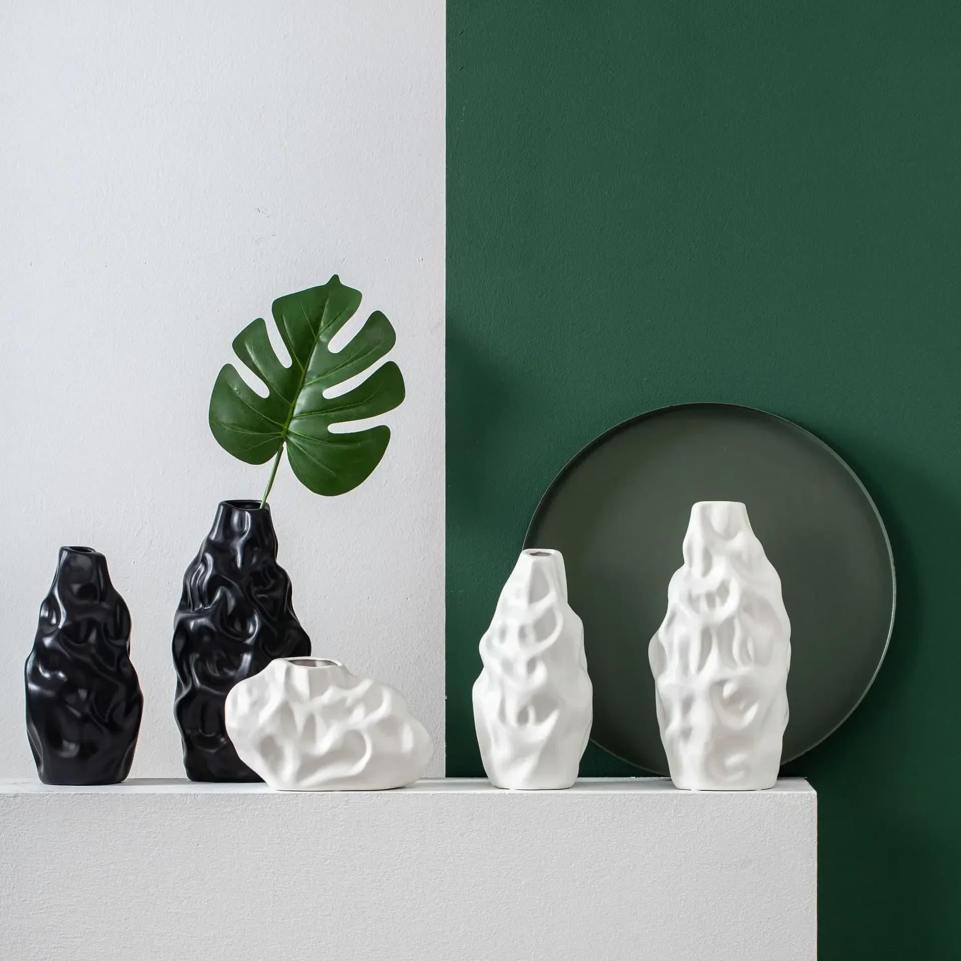 Tree Ceramic Vase Crafts Ornaments Vase Home Decorations Dried Flower Accessories Decoration Living Room Vase Ornaments
