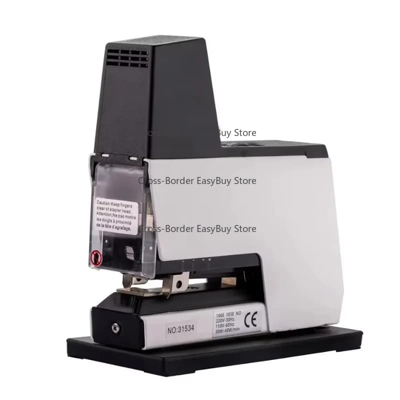 WD-105 High-Efficiency Metal Electric Stapler Desktop Office Saddle Stapler Machine