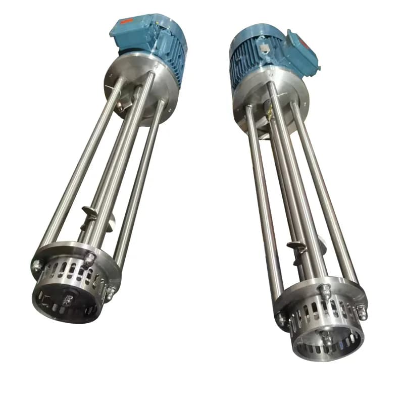 High-power 15KW emulsifying head 304 and 316 stainless steel, high-speed shear homogenizer emulsifier