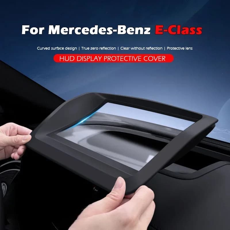 Car HUD Display Cover For Mercedes-Benz E-Class W214 S214 2023 2024 2025 Auto Head Up Display Screen Protective Mat Accessories