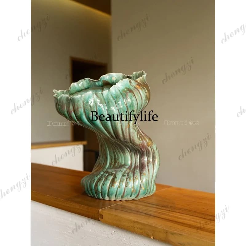 French Handmade Irregular Art Flower Ornament Homestay Tea Restaurant Ornament