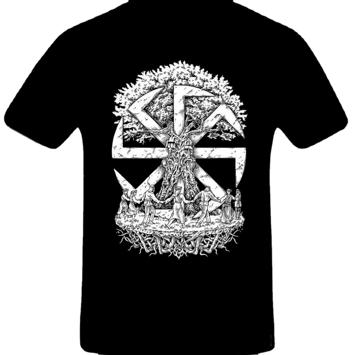 Unique Design Slavic Brotherhood Tree of Life Rune T-Shirt. Summer Cotton Short Sleeve O-Neck Men's T Shirt New S-3XL