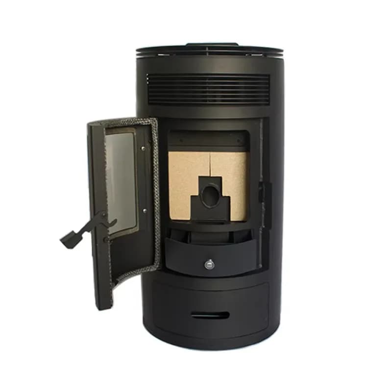 9KW Cast Iron Easy Ash Clean Wood Pellet Stove For Heying Heating