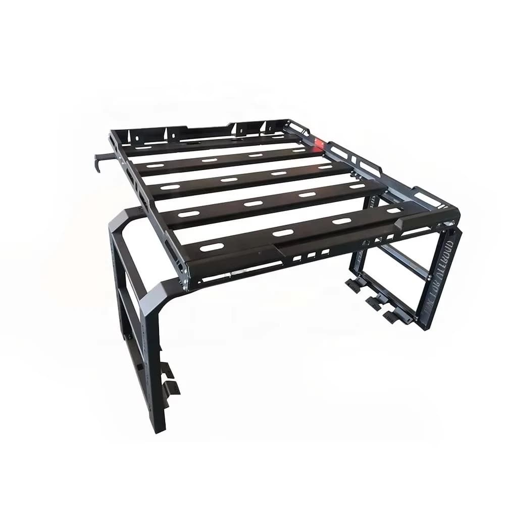 Aluminum Alloy Car Roof Rack with 2 Ladders JL JK Heavy Duty Luggage Carrier