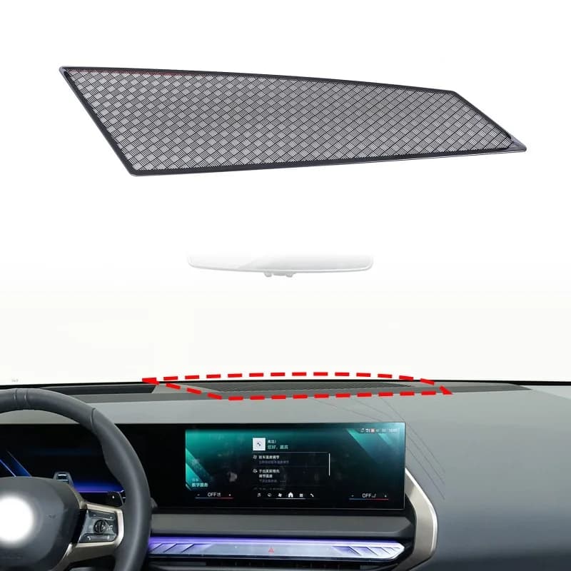 Stainless Steel  Dashboard Speaker Grille Covers   for 2025+ BMW X3 Car Interior  Accessories